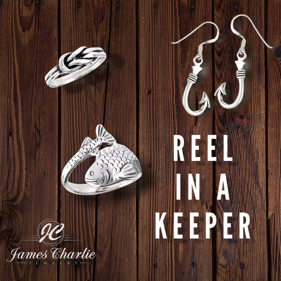 Sterling Silver Fishing Jewelry at James Charlie Jewelry Rockport Texas 