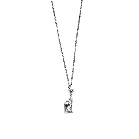 Sterling Silver Giraffe Necklace