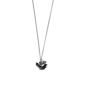 Sterling Silver 3D Cactus Necklace