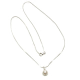 Sterling Silver Akoya Pearl Necklace
